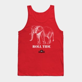 The Game Managers Podcast Elephant White Tank Top